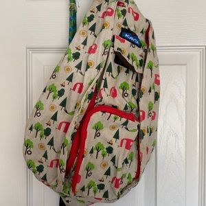 Kavu happy camper bag rope sling bag retro camp